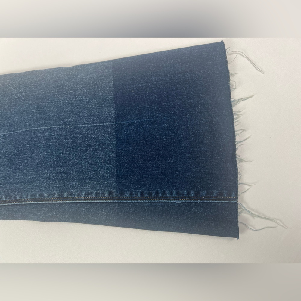 SPANX women's cropped stretch flare pull‎ on denim raw hem Size Small - Picture 12 of 12